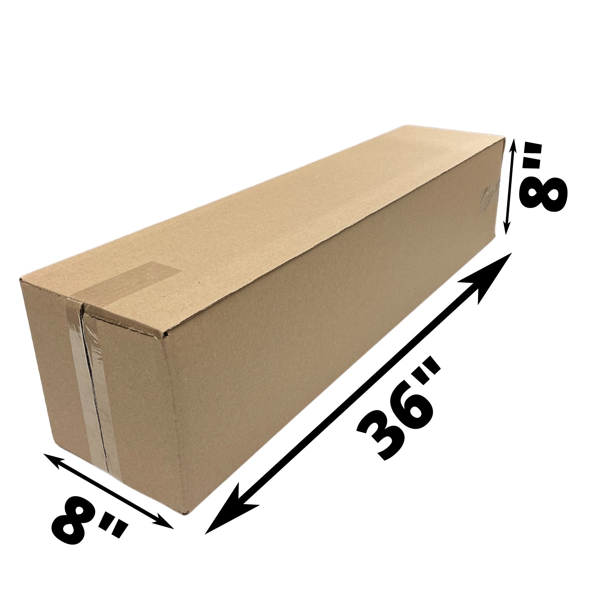 Tall corrugated store shipping boxes