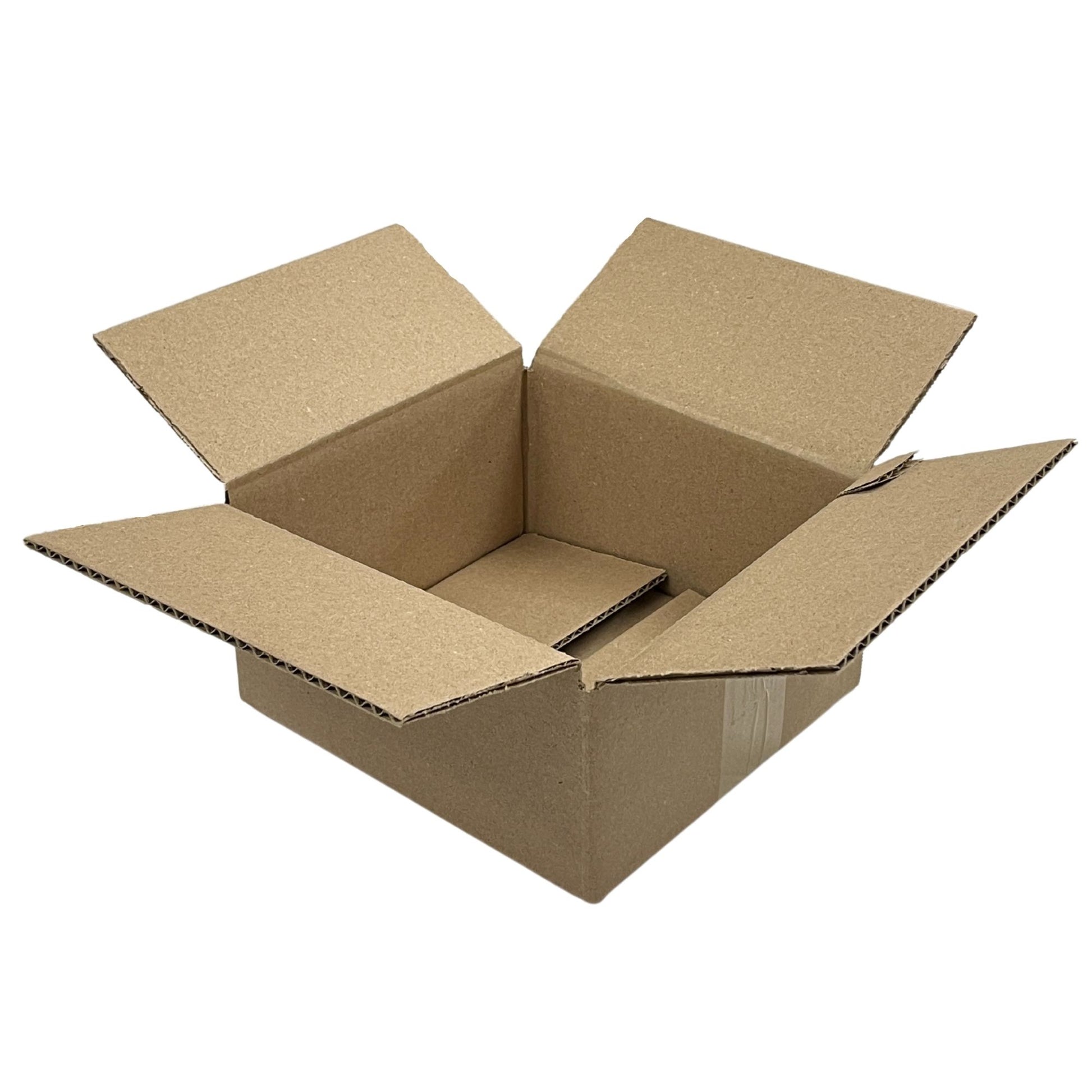 Flat Corrugated box 8x8x4"