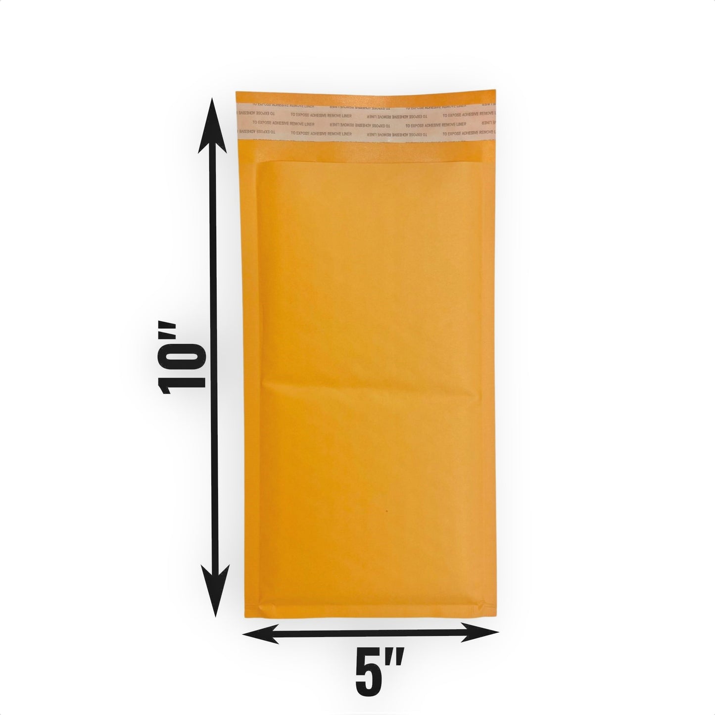 Kraft Bubble Mailer #00 - 5" x 10" - 250 pcs