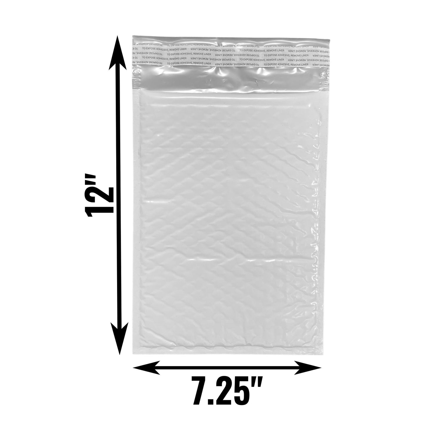 Poly Bubble Mailer #1 - 7.25" x 12" - 100 pcs