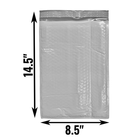 20PCS Solid Shipping Poly Bubble Mailers 10.23'x14.17'Padded Envelopes  Lined Shockproof Waterproof White Bubble Mailer with Self Seal for Stay  Flat