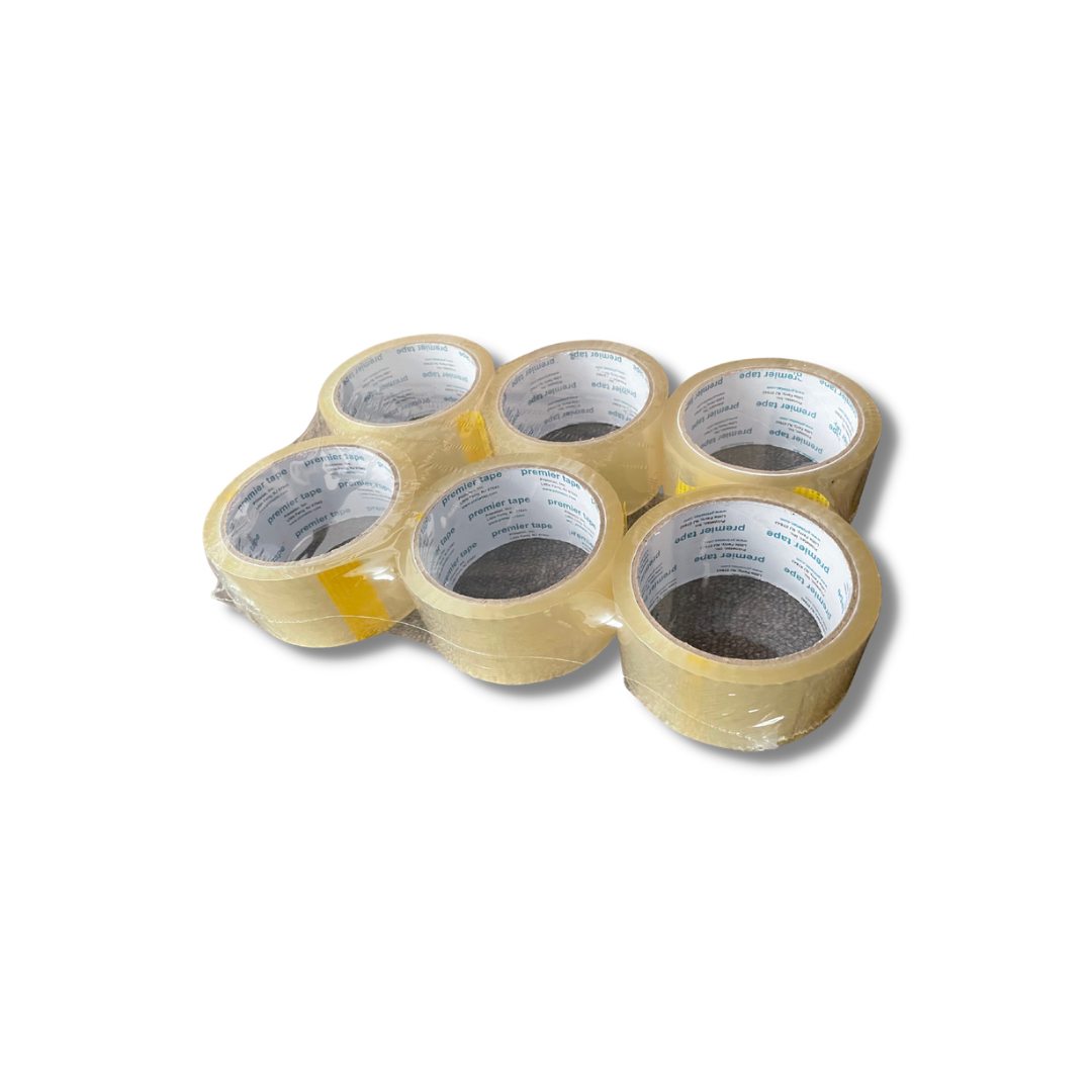 Clear tape 2x55 Six pack 